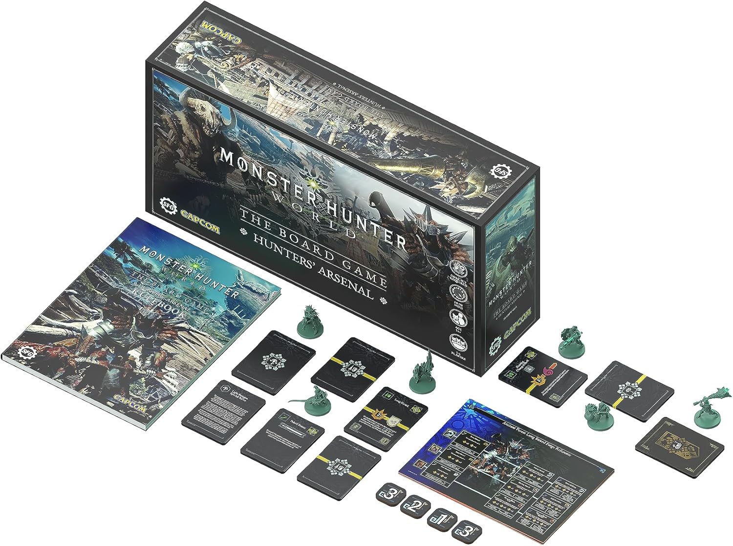Monster Hunter World: The Board Game - Hunter's Arsenal Expansion [Board Game, 1 -4 Players] Board Game Steamforged Games