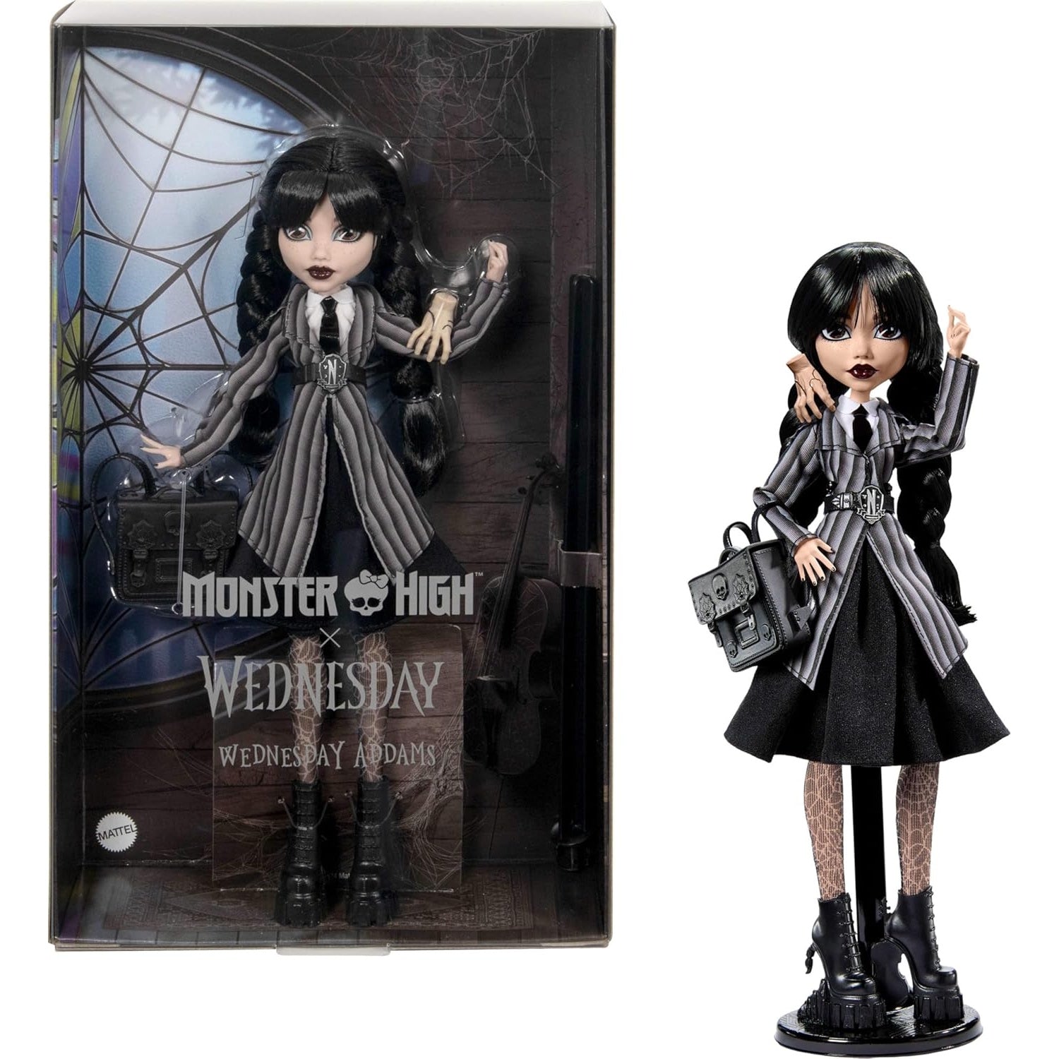 Monster High x Wednesday: Wednesday Addams Collectible Doll Toys & Games Mattel