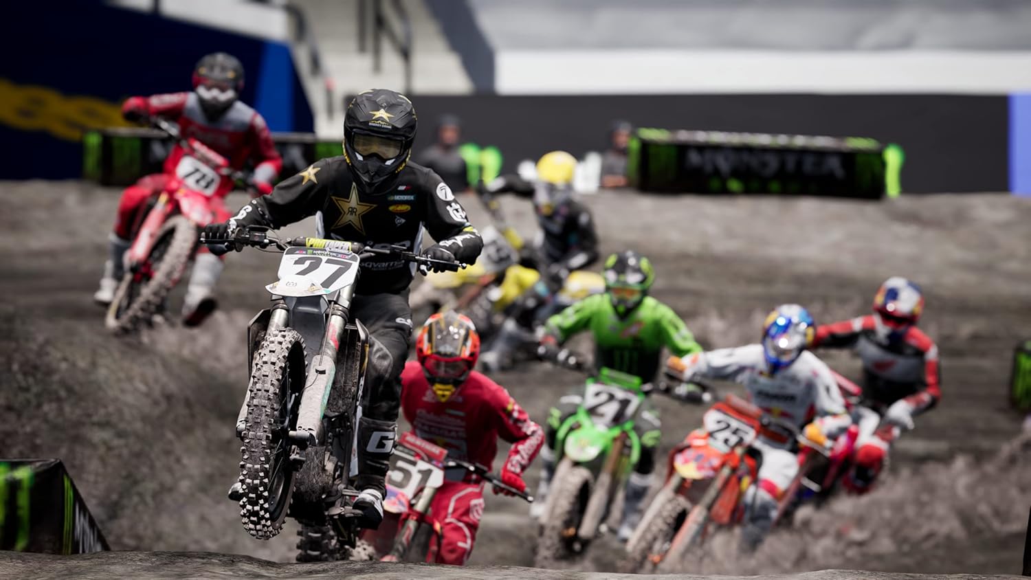 Monster Energy Supercross 6 [PlayStation 4] PlayStation 4 Video Game Milestone