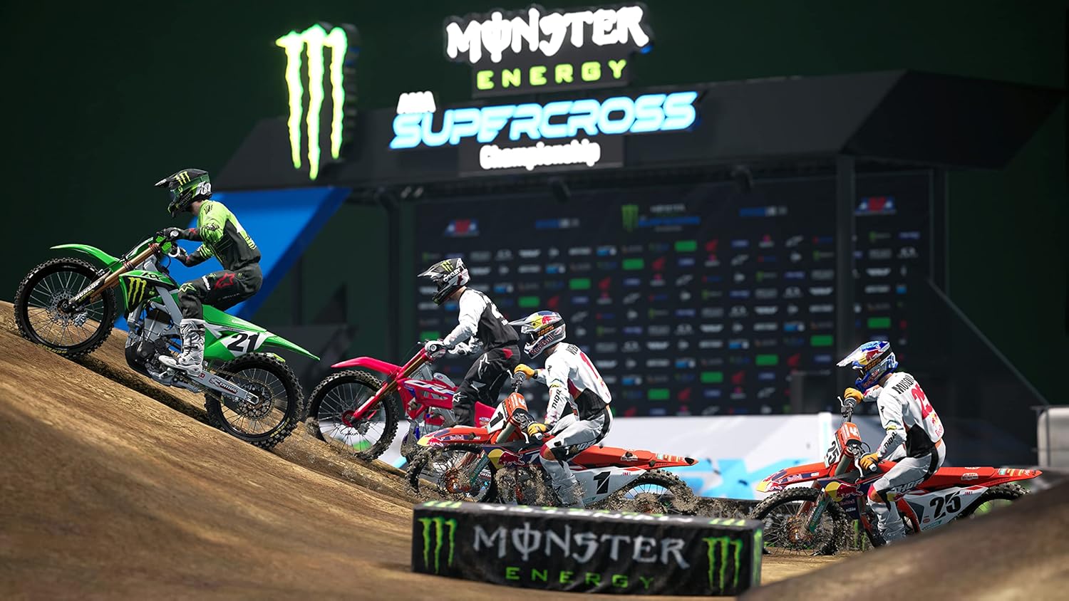 Monster Energy Supercross 6 [PlayStation 4] PlayStation 4 Video Game Milestone