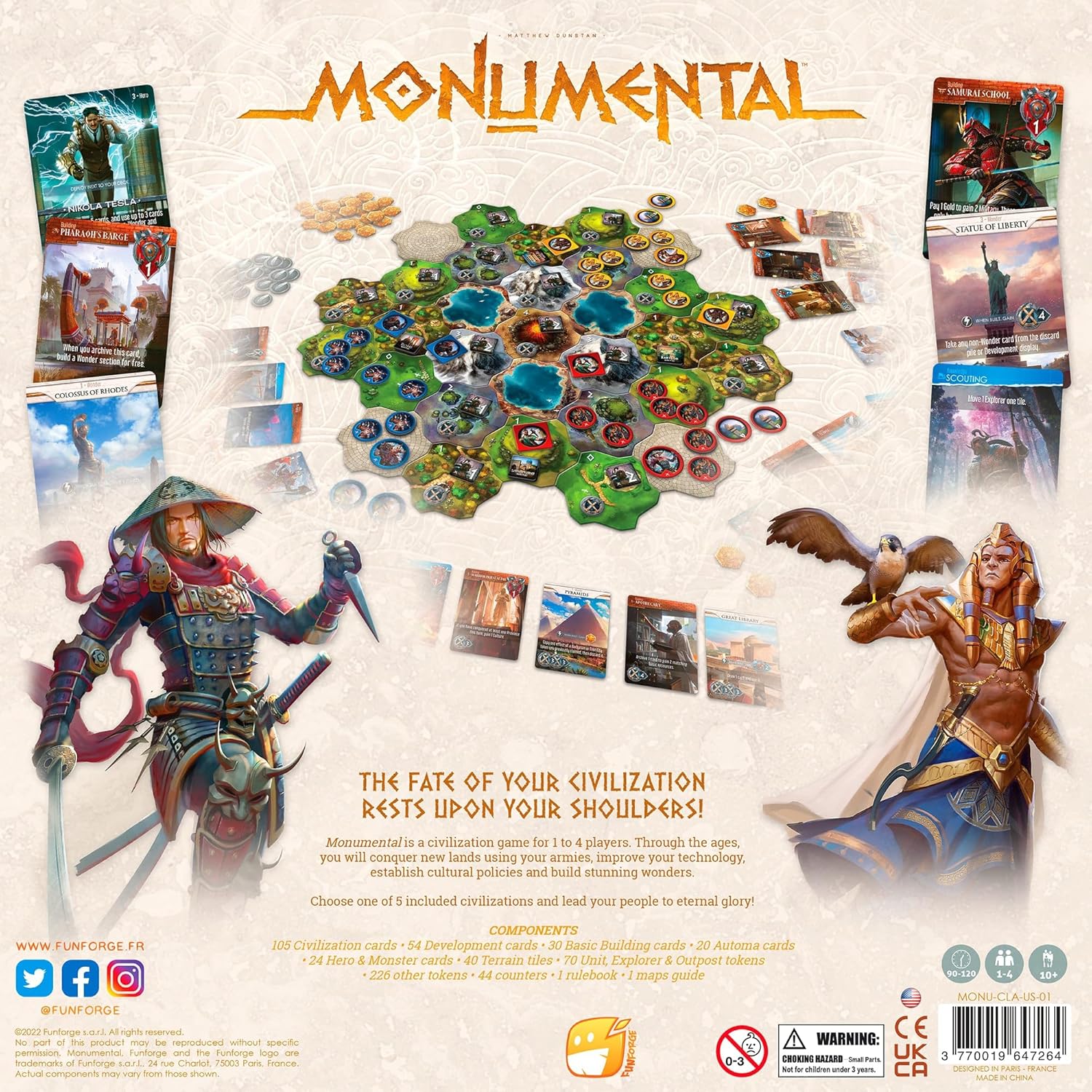 Monumental - Core Game [Board Games, 1-4 Players] Board Game Fire Forge   