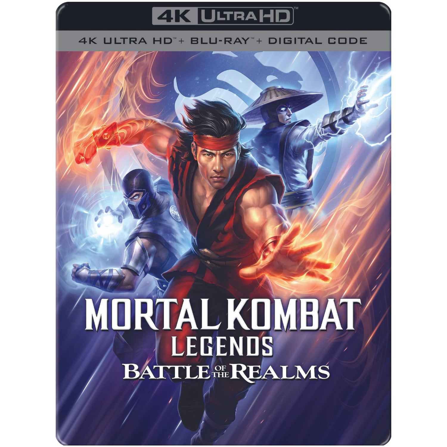 Mortal Kombat Legends: Battle of the Realms - Steelbook [Blu-Ray + 4K UHD] Blu-Ray 4K Movie Warner Bros.   