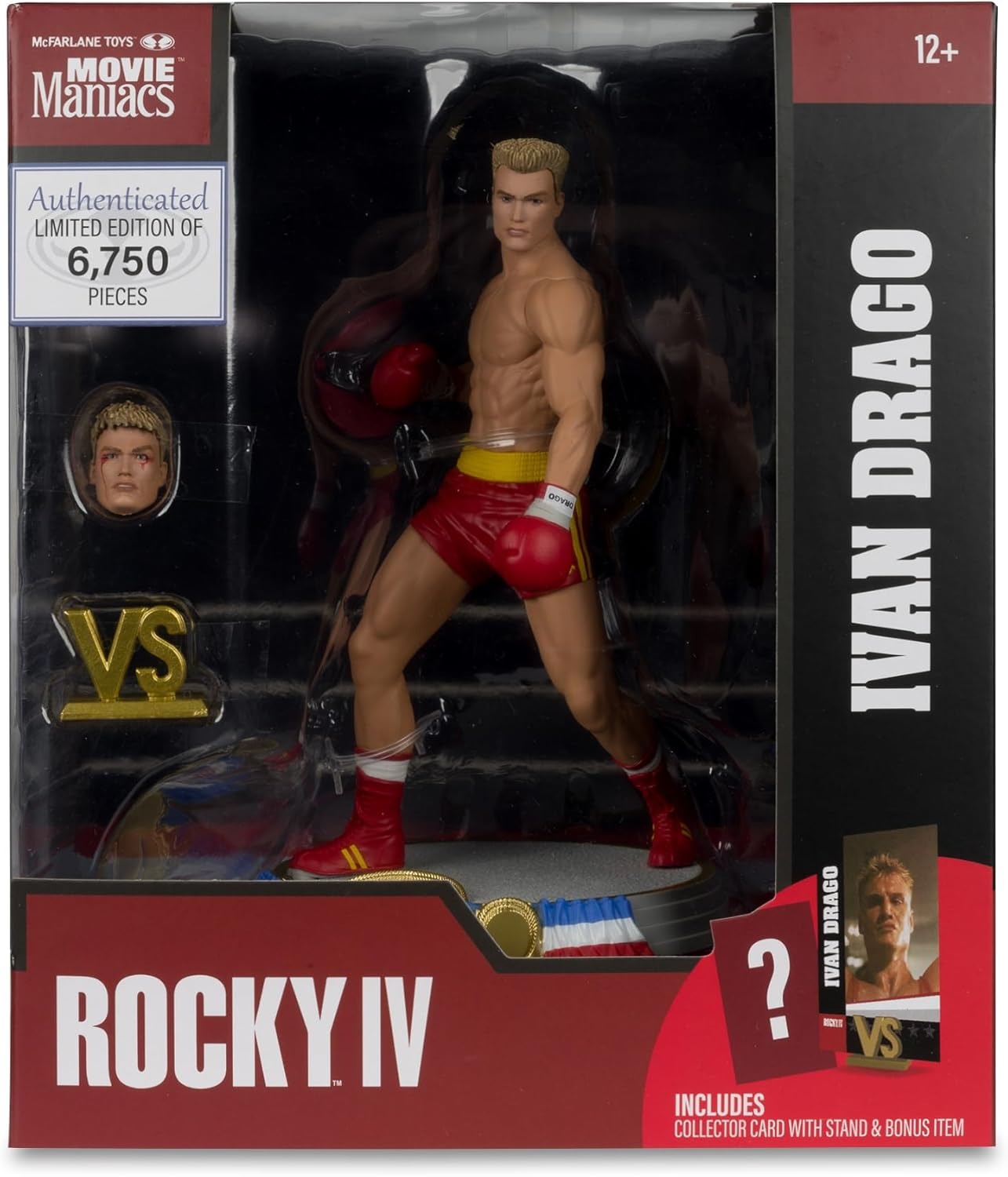 Movie Maniacs: Rocky 4 - Ivan Drago Posed - 6" Figure Toys & Games McFarlane Toys