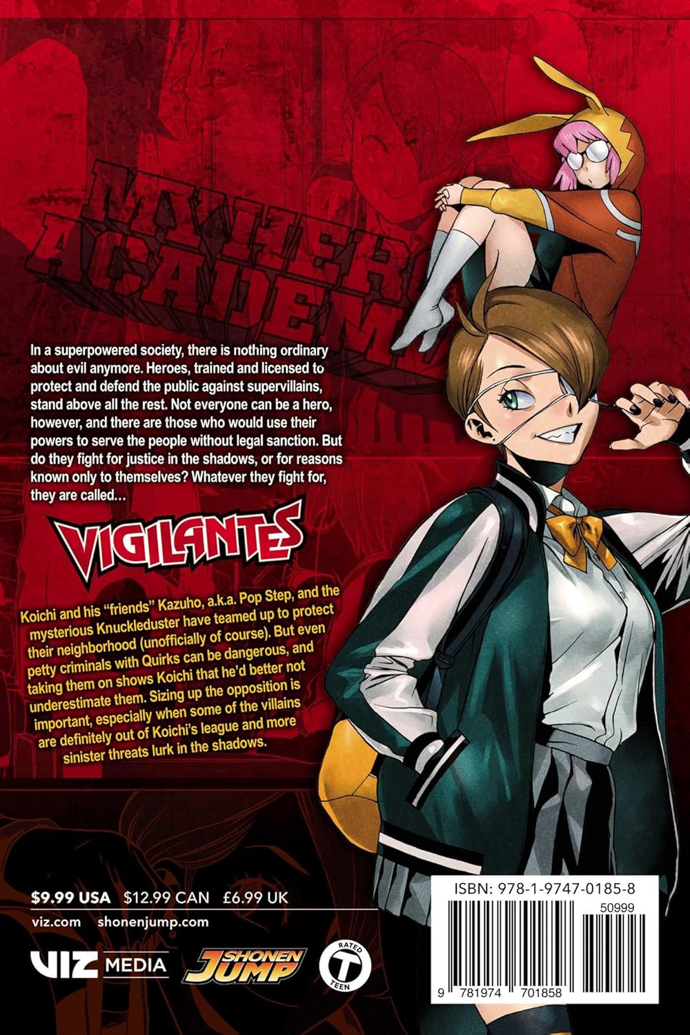 My Hero Academia Vigilantes: Volume 2 Manga Viz Media