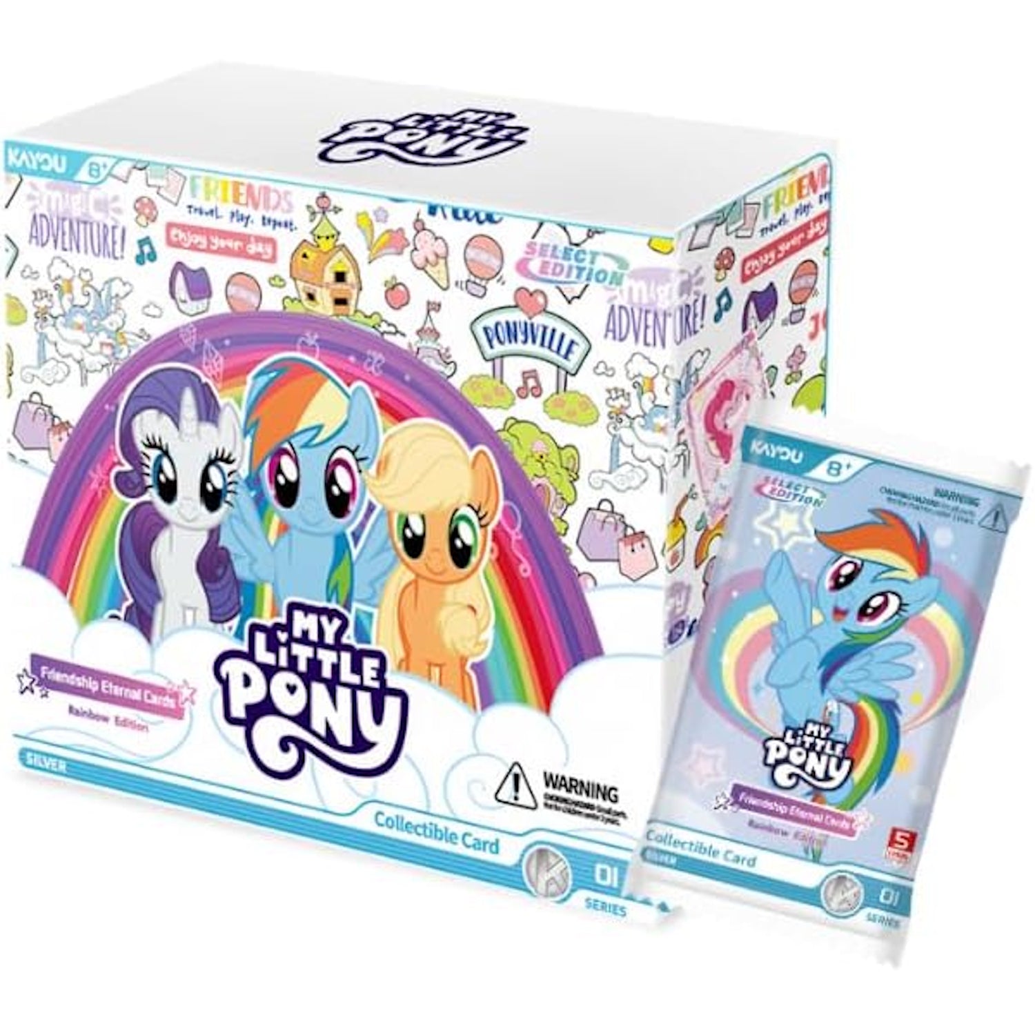 Kayou TCG: My Little Pony - Friendship Eternal Rainbow Edition Series 1 Booster Box - 20 Packs Card Game Kayou
