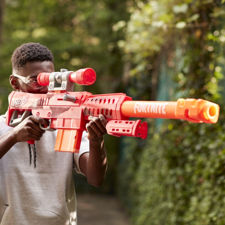 NERF Fortnite: Heavy SR Blaster Scope - Red Camo Edition Toys & Games Hasbro