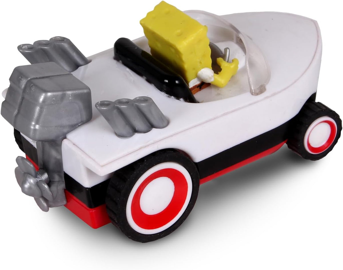 SpongeBob SquarePants: SpongeBob Pull Back Hot Rod Boat Toys & Games NKOK
