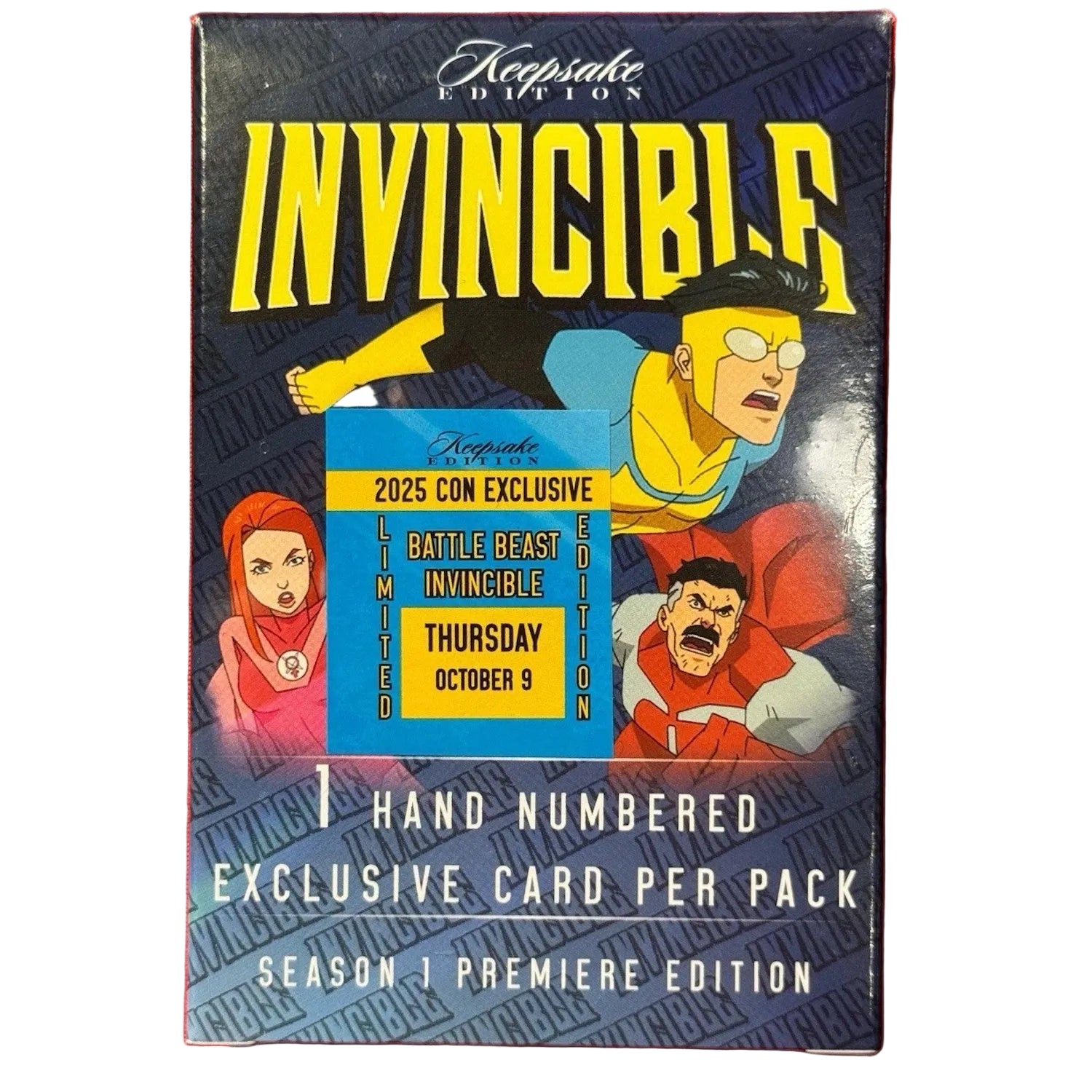 Keepsake: Invincible Season 1 Premiere Edition NYCC 2025 Thursday Exclusive - Battle Beast Invincible Memorabilia Keepsake