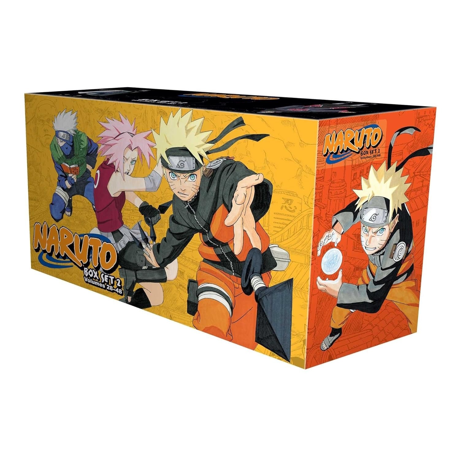 Naruto Box Set 2 - Volumes 28 - 48 Manga Viz Media