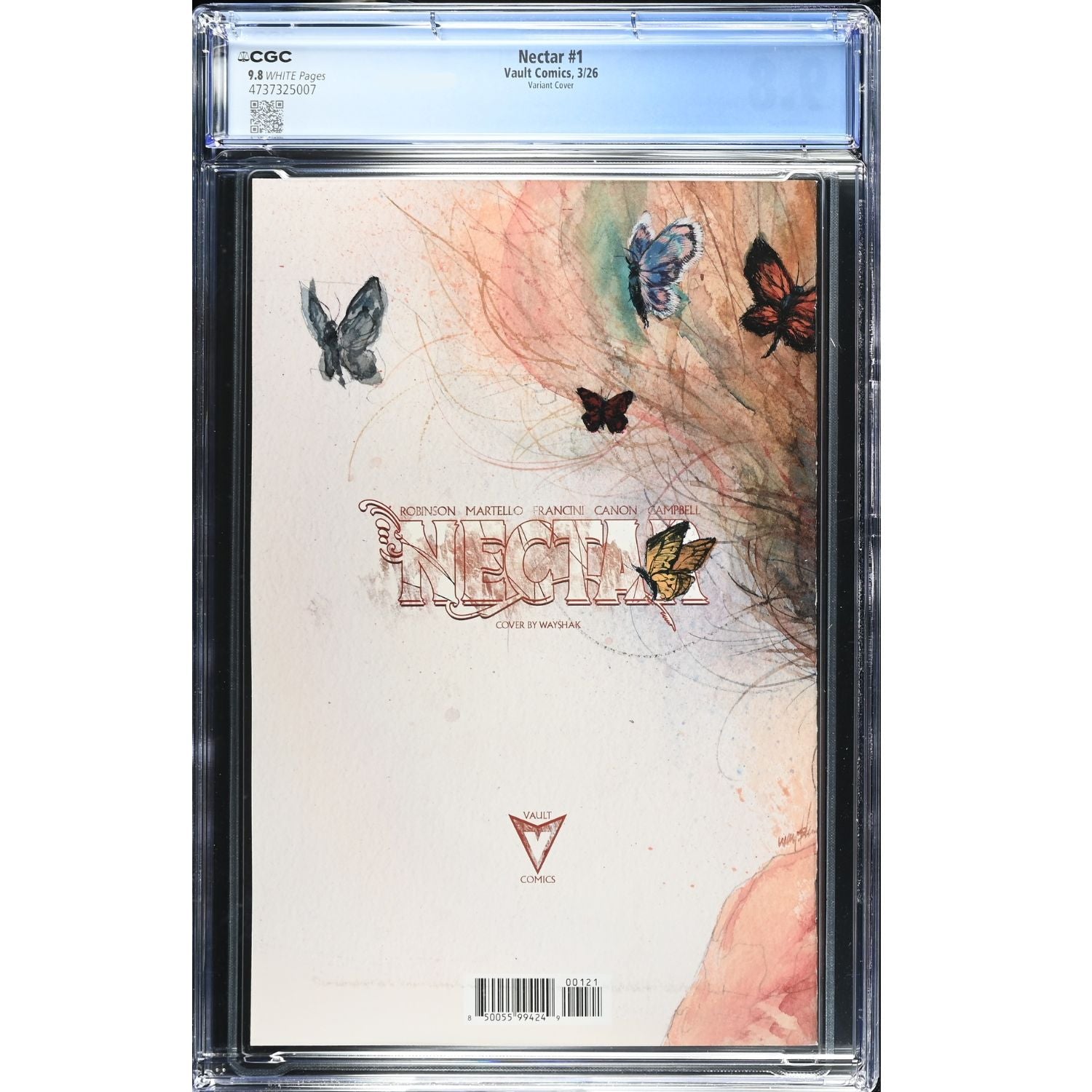 Nectar: #1 [Jonathan Wayshak CGC 9.8 CVR B- 1:10] 2026 Comics Vault Comics