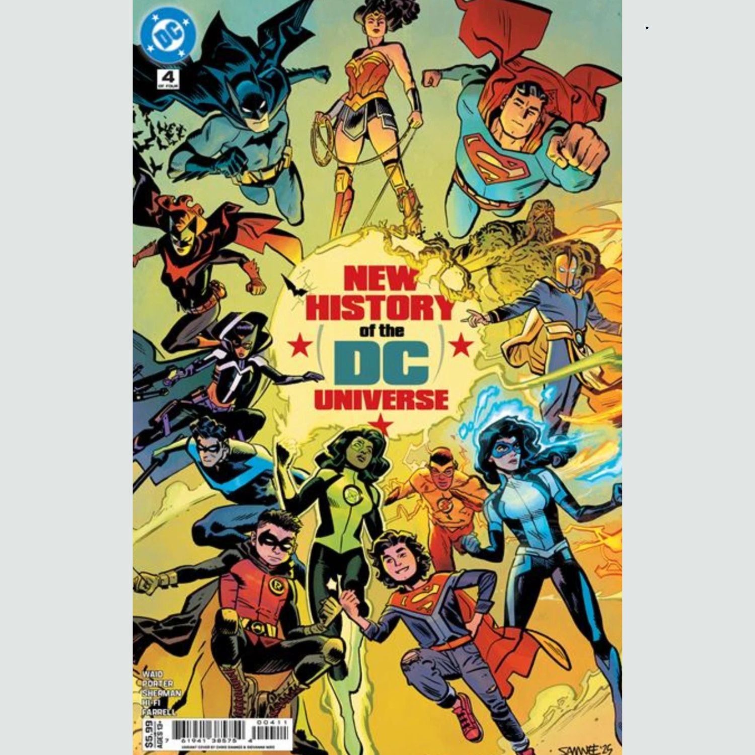 New History Of The DC Universe: #4 [Chris Samnee CVR A] 2025 Comics DC Comics