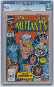 New Mutants: #87 [Rob Liefeld CGC 9.6] 1990 Comics Marvel Comics
