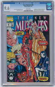 New Mutants: #98 [Rob Liefeld CGC 9.6] 1991 Comics Marvel Comics