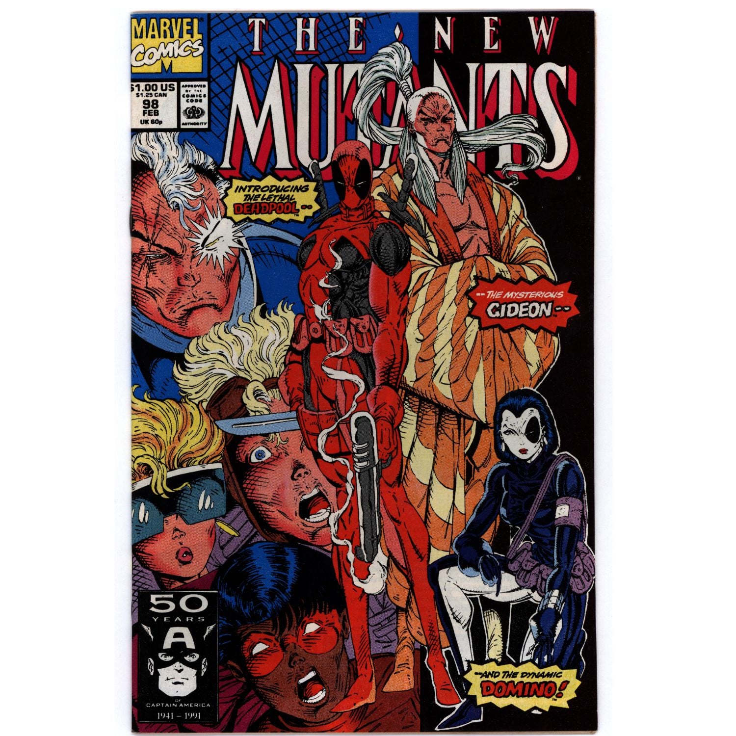 New Mutants: #98 [Rob Liefeld Direct Edition] 1991 Comics Marvel Comics