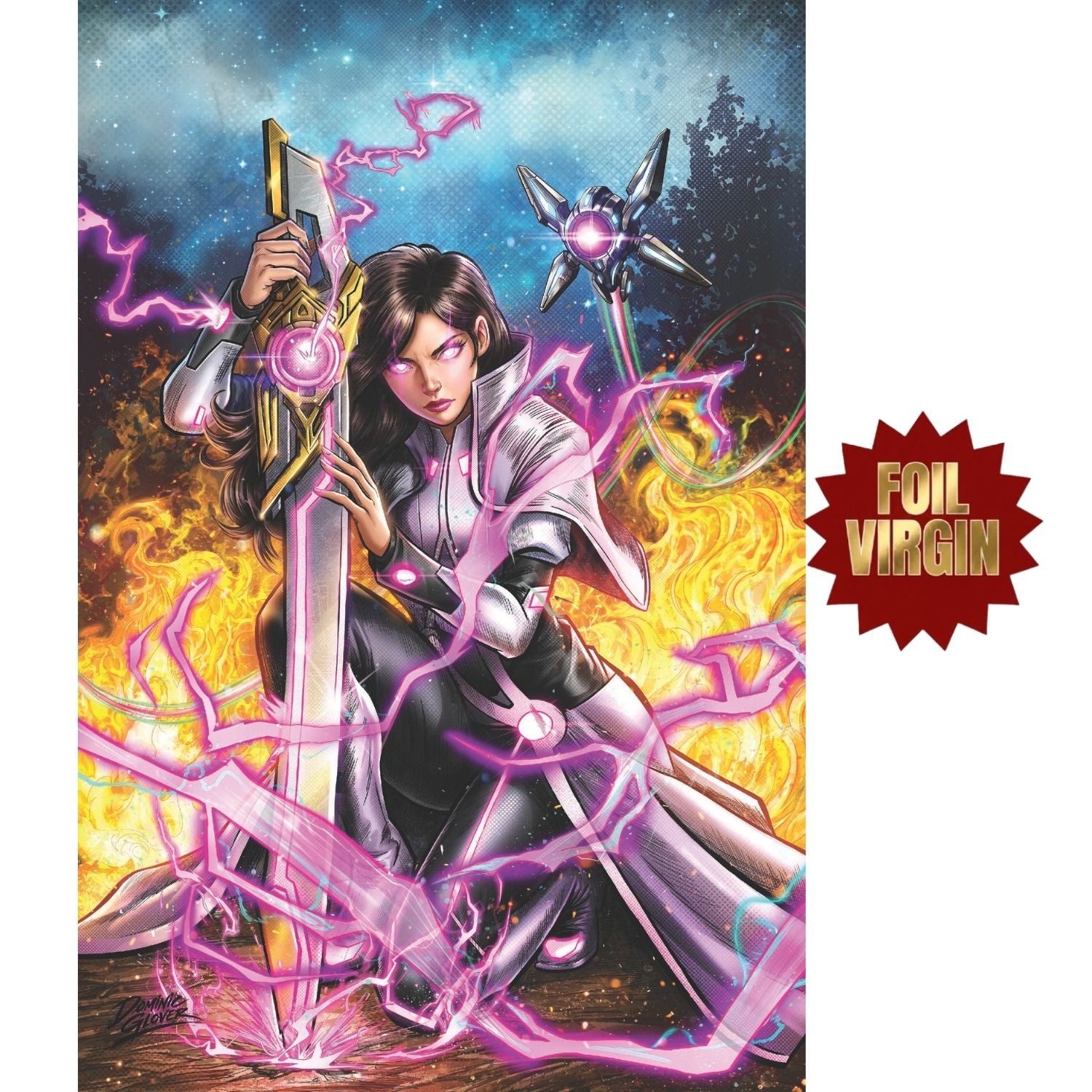 NiFe WARS: #1 [Dominic Glover Shopverse Exclusive Foil & Chip] Limited to 200 Comics Nife Wars