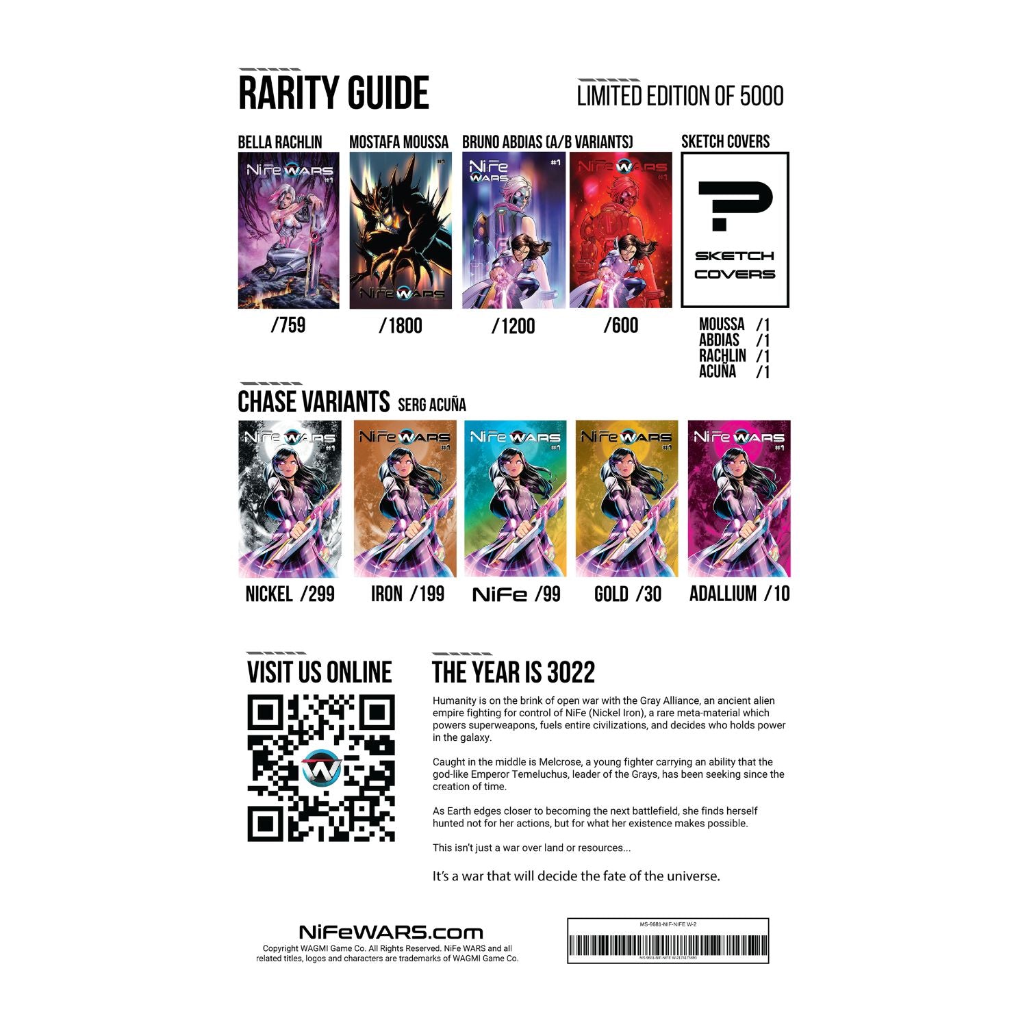NiFe Wars: #1 [Webstore Blind Bag Variant] 2026 Comics Nife Wars