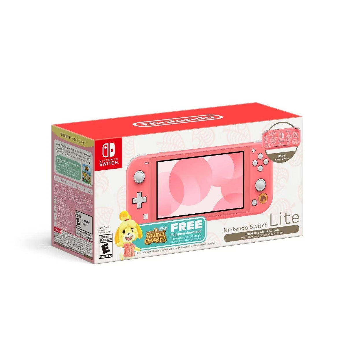 Nintendo Switch Lite: Animal Crossing: New Horizons Bundle - Isabelle's Aloha Edition [Nintendo Switch System] Nintendo Switch Hardware Nintendo
