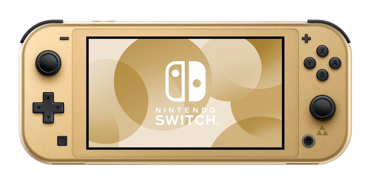Nintendo Switch Lite: Hyrule Edition - Bonus 12 Month Online + Expansion Pack [Nintendo Switch System] Nintendo Switch Video Game Nintendo