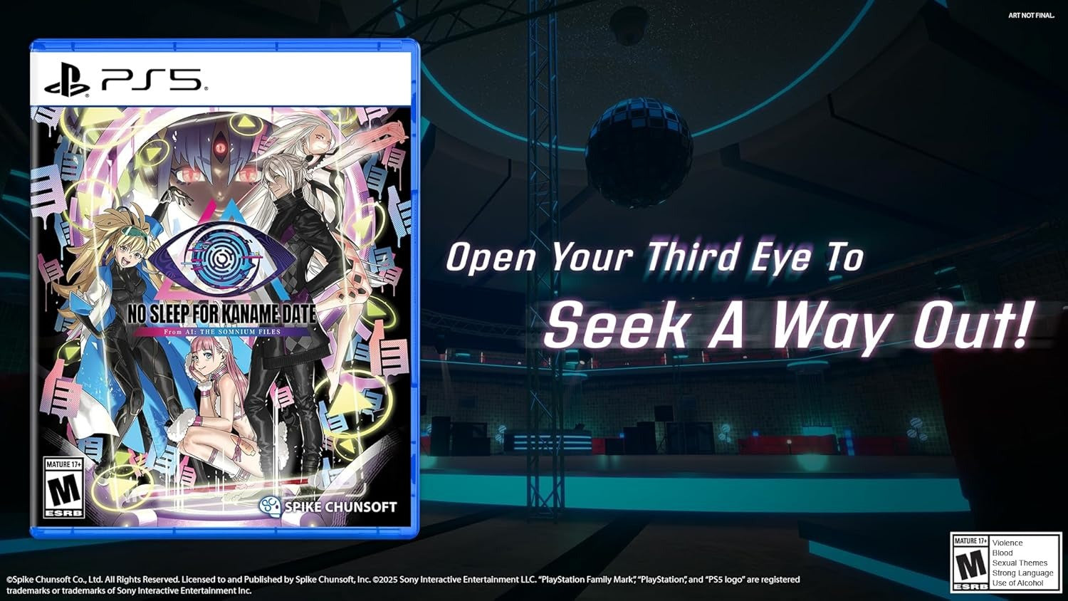 No Sleep For Kaname Date - From AI: THE SOMNIUM FILES [PlayStation 5] PlayStation 5 Video Game Spike Chunsoft