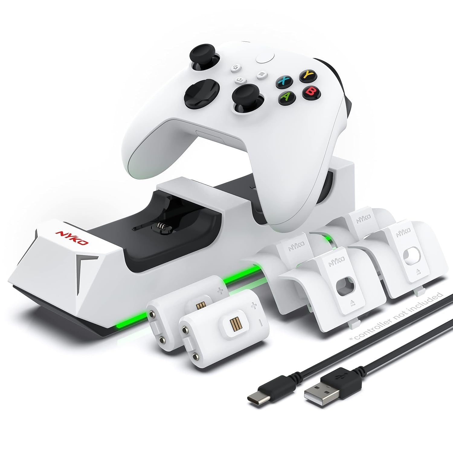Nyko Charge Base Dual [Xbox One / Xbox Series X Accessory] Xbox Series X Accessories NYKO