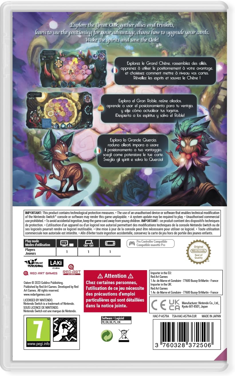 Oaken [Nintendo Switch] Nintendo Switch Video Game Red Art Games   