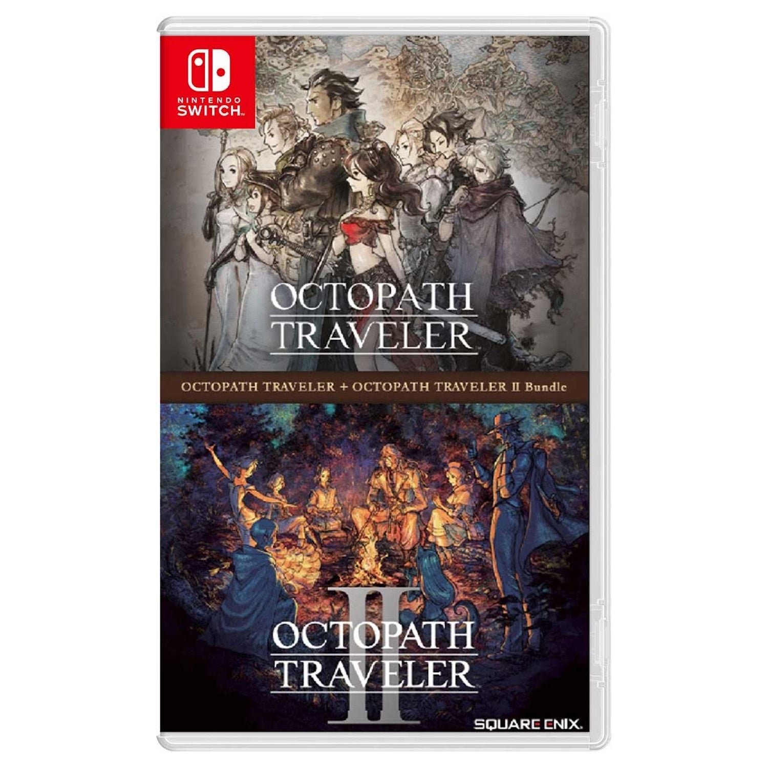Octopath Traveler and Octopath Traveler 2 Bundle [Nintendo Switch] Nintendo Switch Video Game Square Enix