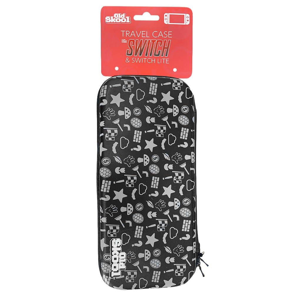 Old Skool: Nintendo Switch Travel Case - Black [Nintendo Switch Accessory] Nintendo Switch Accessory Old Skool