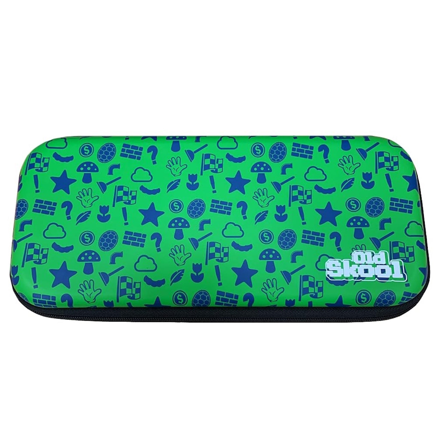 Old Skool: Nintendo Switch Travel Case - Green [Nintendo Switch Accessory] Nintendo Switch Accessory Old Skool