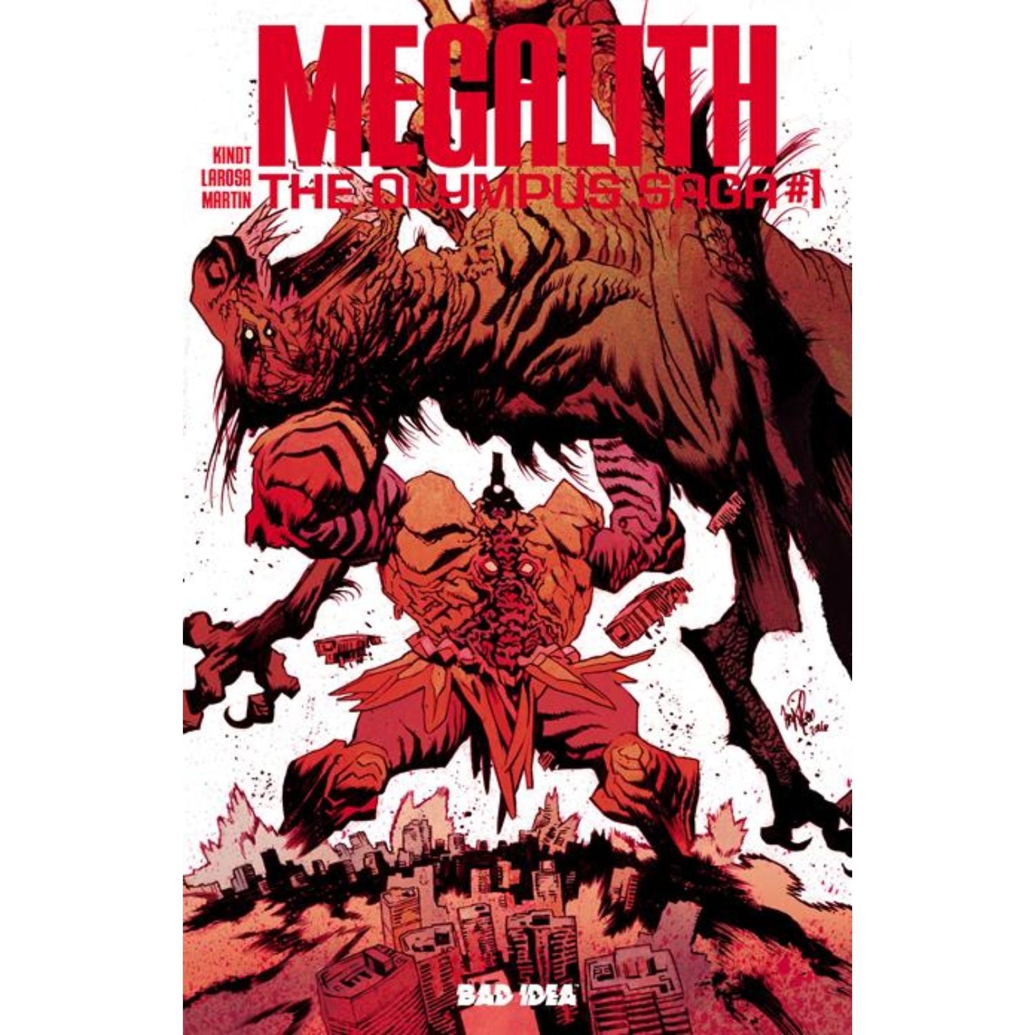 Olympus Saga Megalith: #1 [James Harren CVR ZJ - 1:50] 2026 Comics Bad Idea