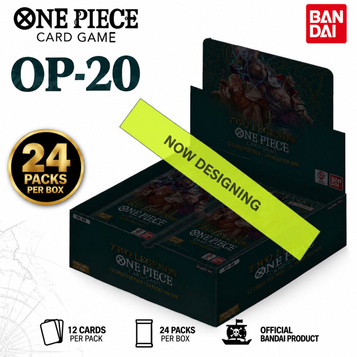 One Piece CG: OP-20 Booster Box Card Game Bandai Namco