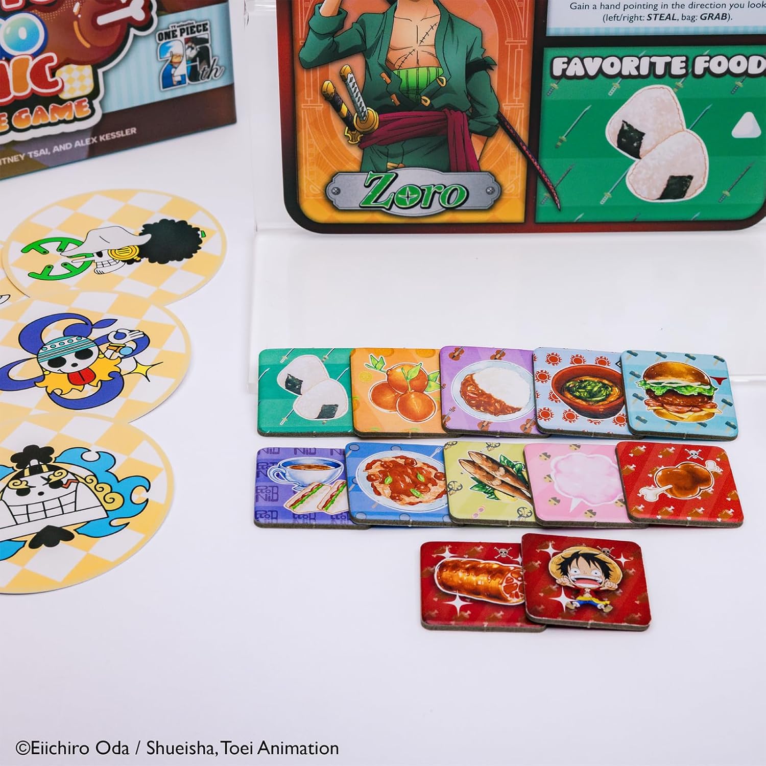 One Piece: Luffy's Bento Panic [Board Game, 3-9 Players] Board Game Kess