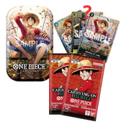One Piece TCG: Tin Pack Set Vol 2 [TS-02] - Monkey D Luffy - 2 Packs Card Game Bandai Namco