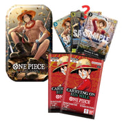One Piece TCG: Tin Pack Set Vol 2 [TS-02] - Portgas D Ace - 2 Packs Card Game Bandai Namco