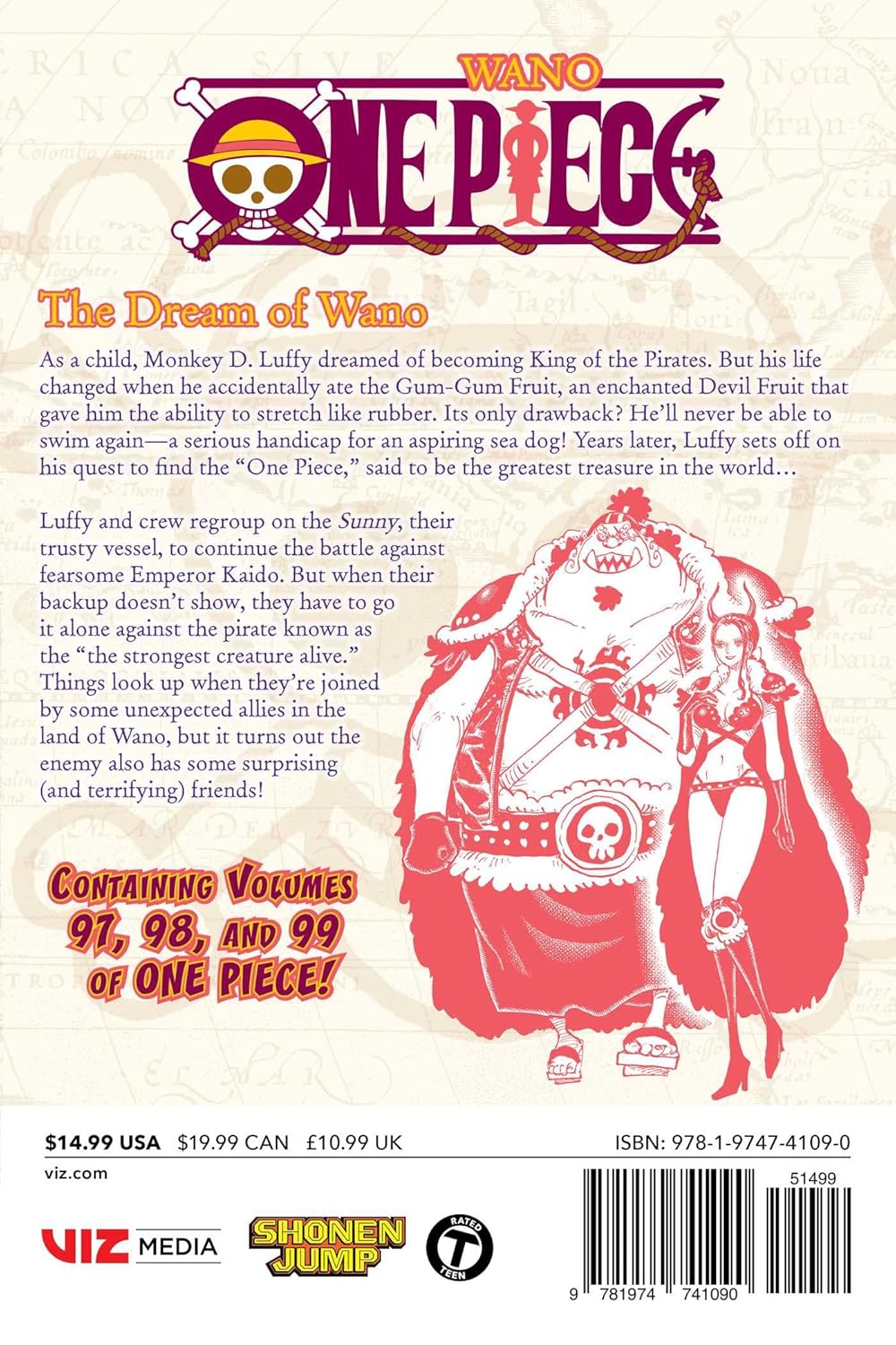 One Piece Wano: Volume 97/98/99 Manga Viz Media