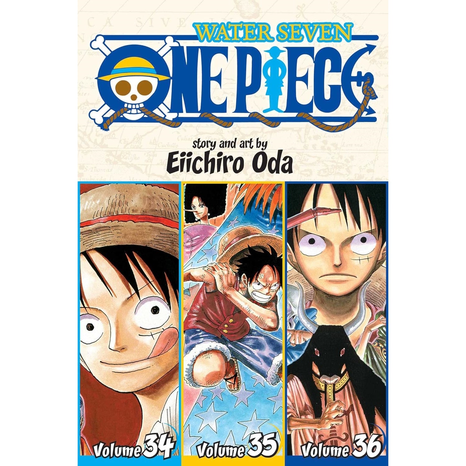 One Piece Water Seven: Volume 34/35/36 Manga Viz Media