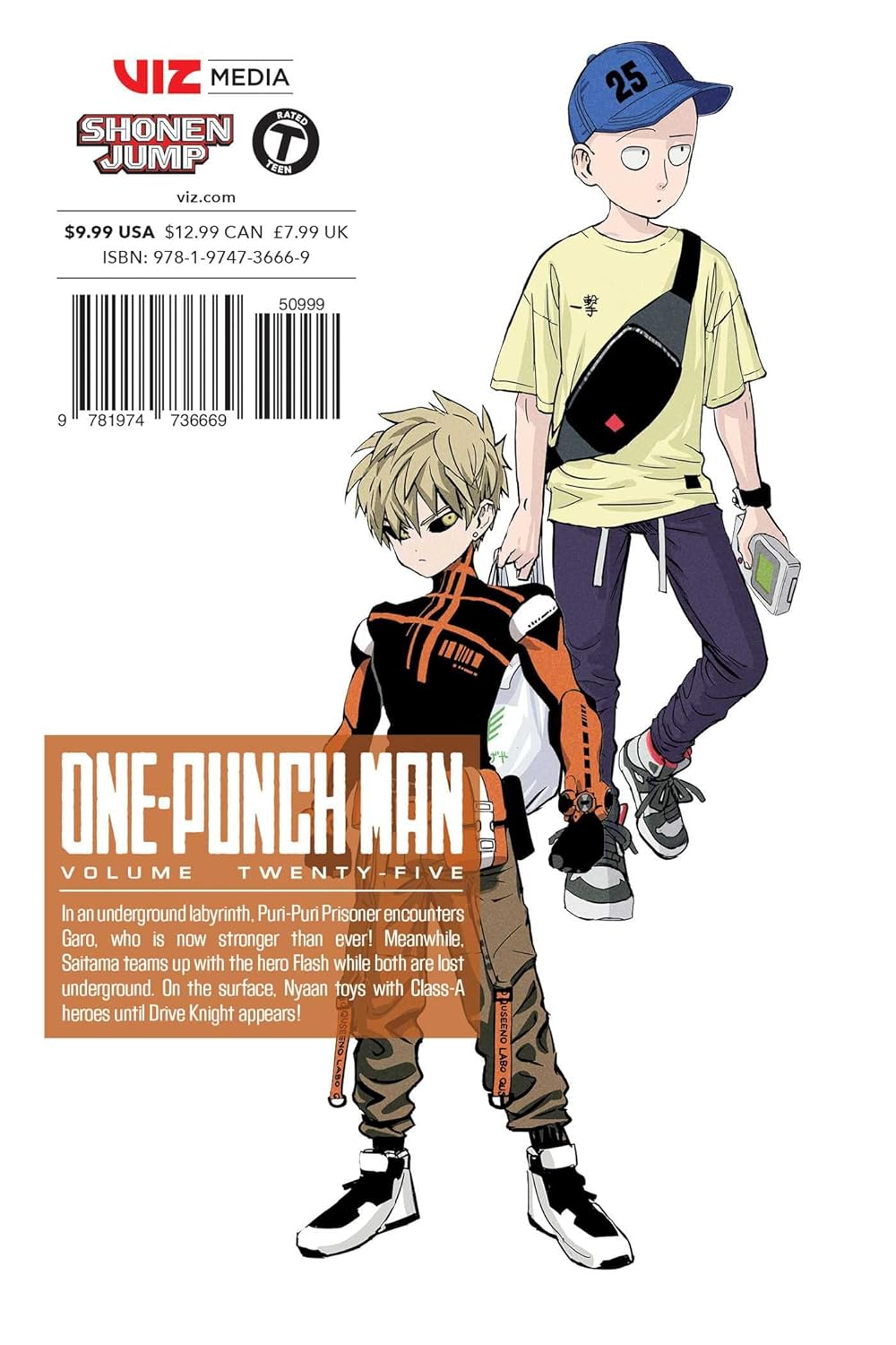 One-Punch Man: Volume 25 Manga Viz Media