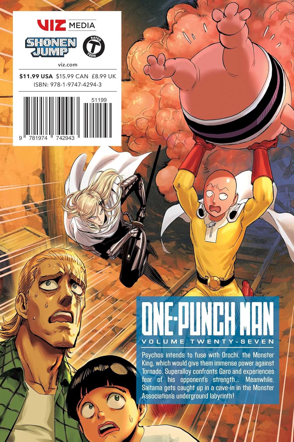 One-Punch Man: Volume 27 Manga Viz Media