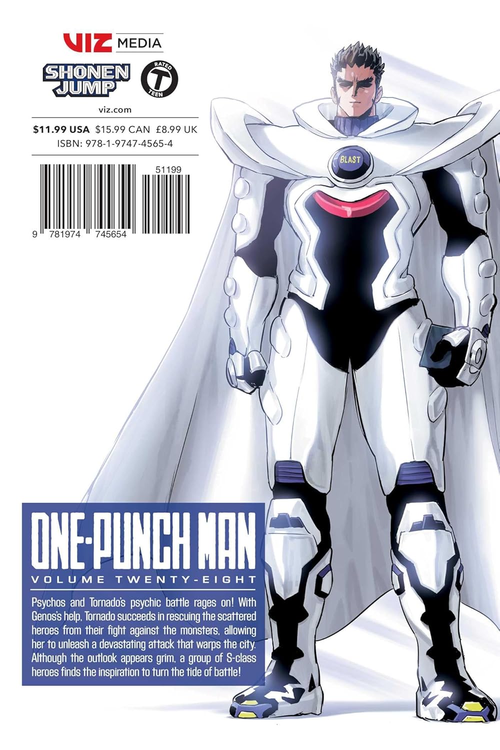 One-Punch Man: Volume 28 Manga Viz Media