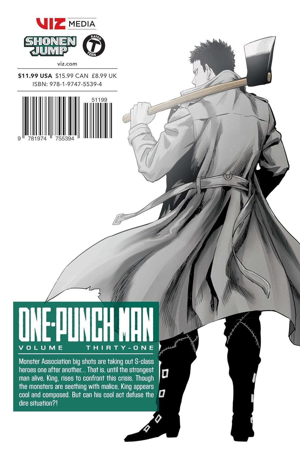 One-Punch Man: Volume 31 Manga Viz Media
