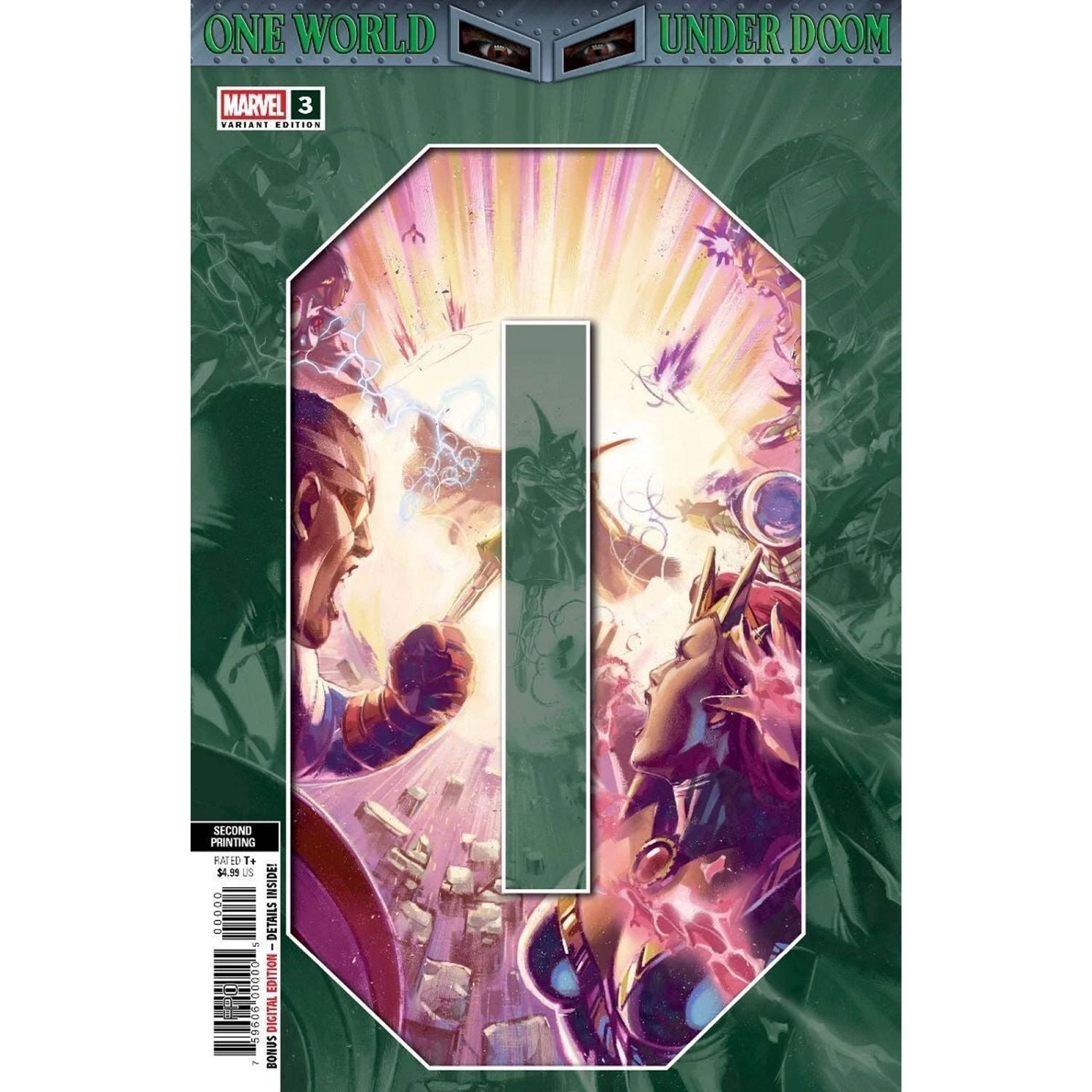 One World Under Doom: #1 2 3 4 Complete Connecting Covers Set Comics Marvel Comics
