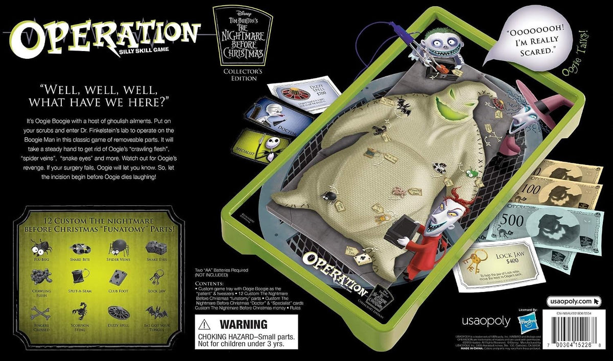 Operation: The Nightmare Before Christmas [Board Game, 1+ Players] Board Game OPGames