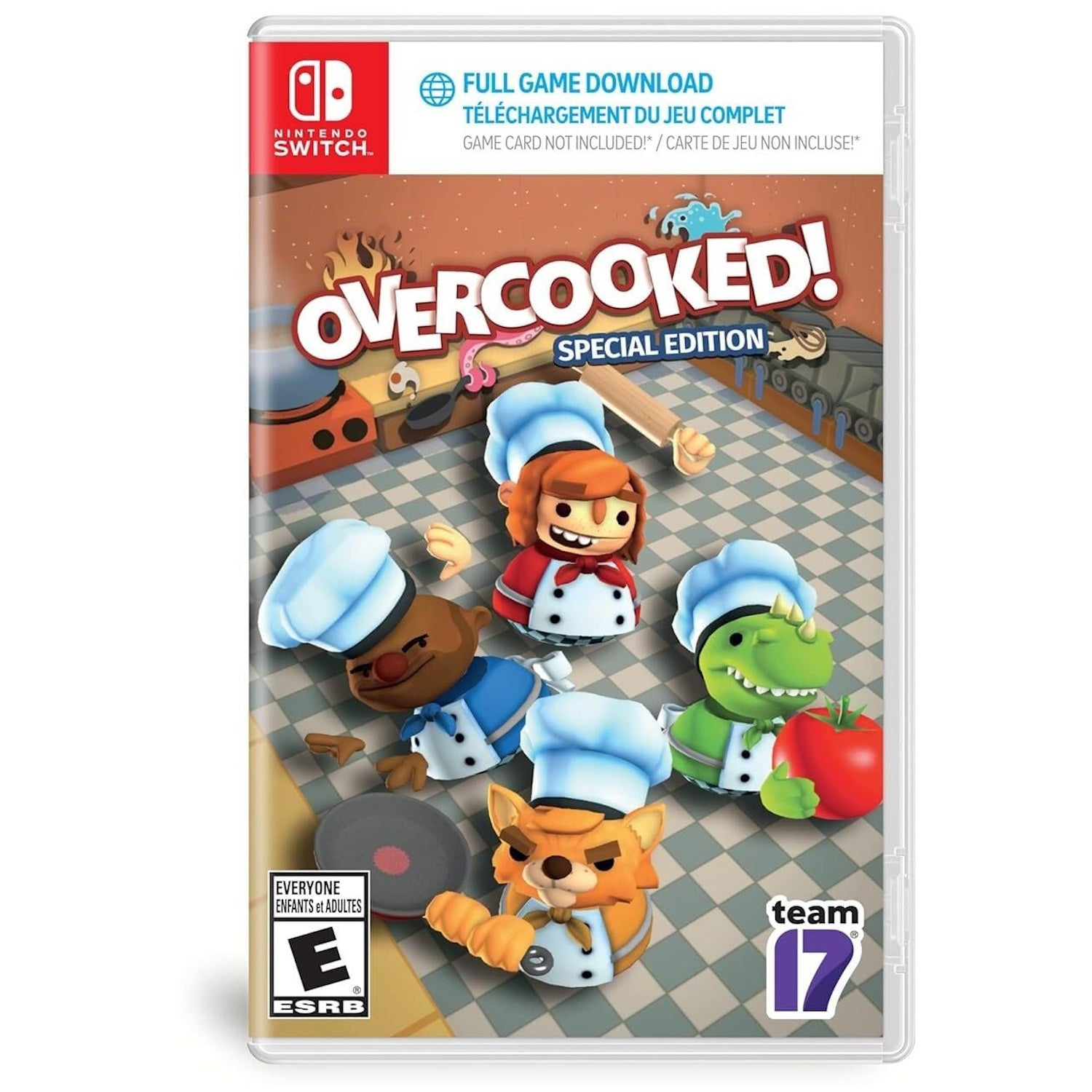 Overcooked! Special Edition - Code in Box [Nintendo Switch] Nintendo Switch Video Game Team 17