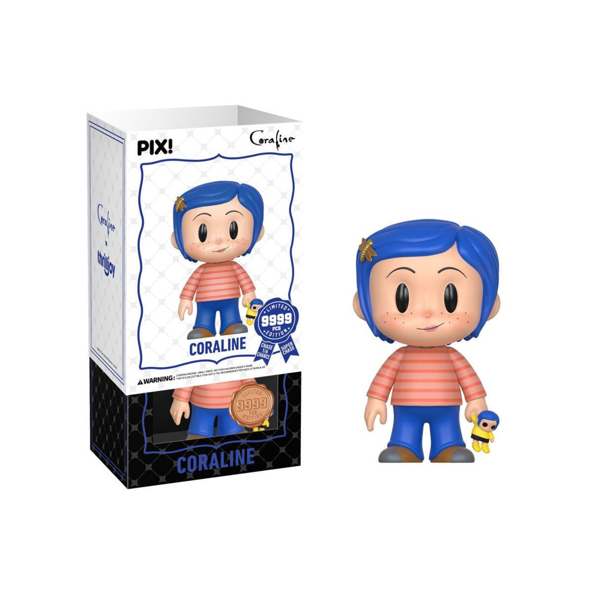 PIX!: Coraline: Coraline Vinyl Figure Toys & Games Thrilljoy