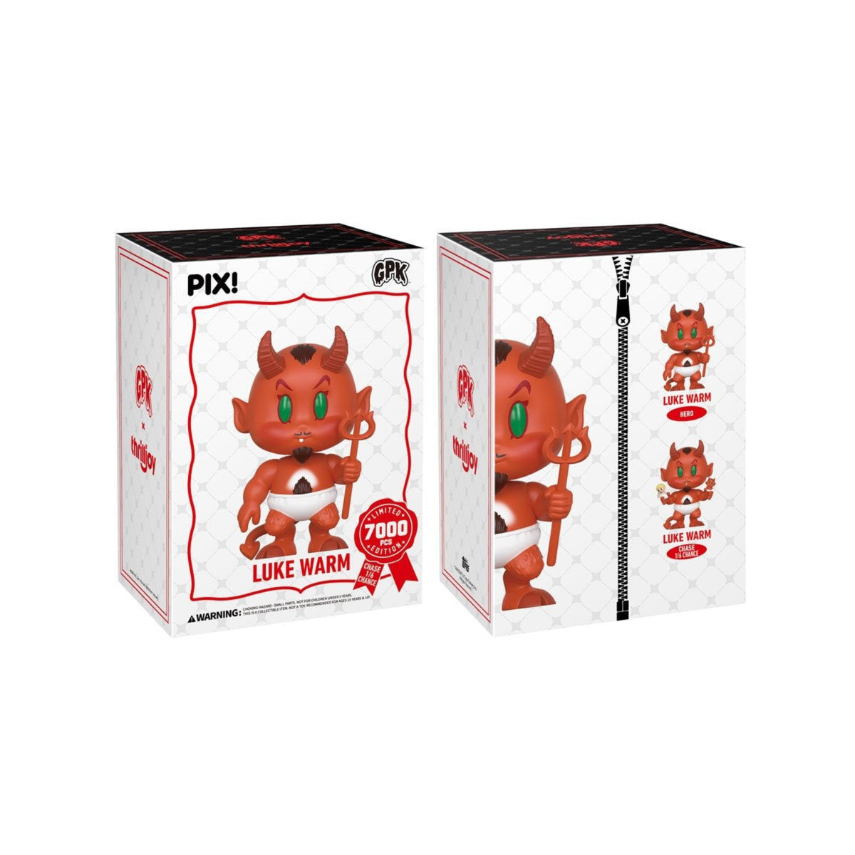 PIX!: Garbage Pail Kids: Luke Warm Vinyl Figure Toys & Games Thrilljoy