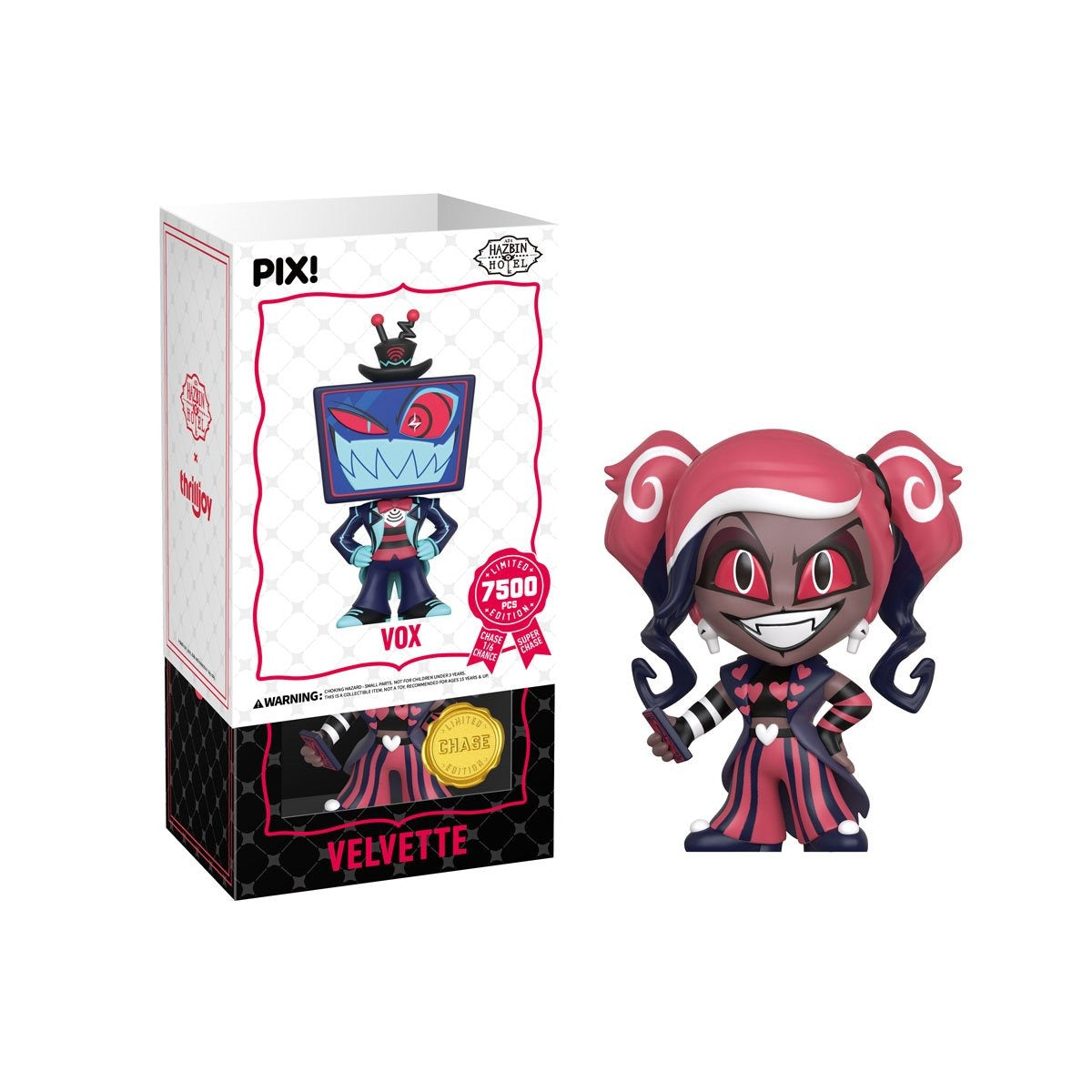 PIX!: Hazbin Hotel: Vox Vinyl Figure Toys & Games Thrilljoy