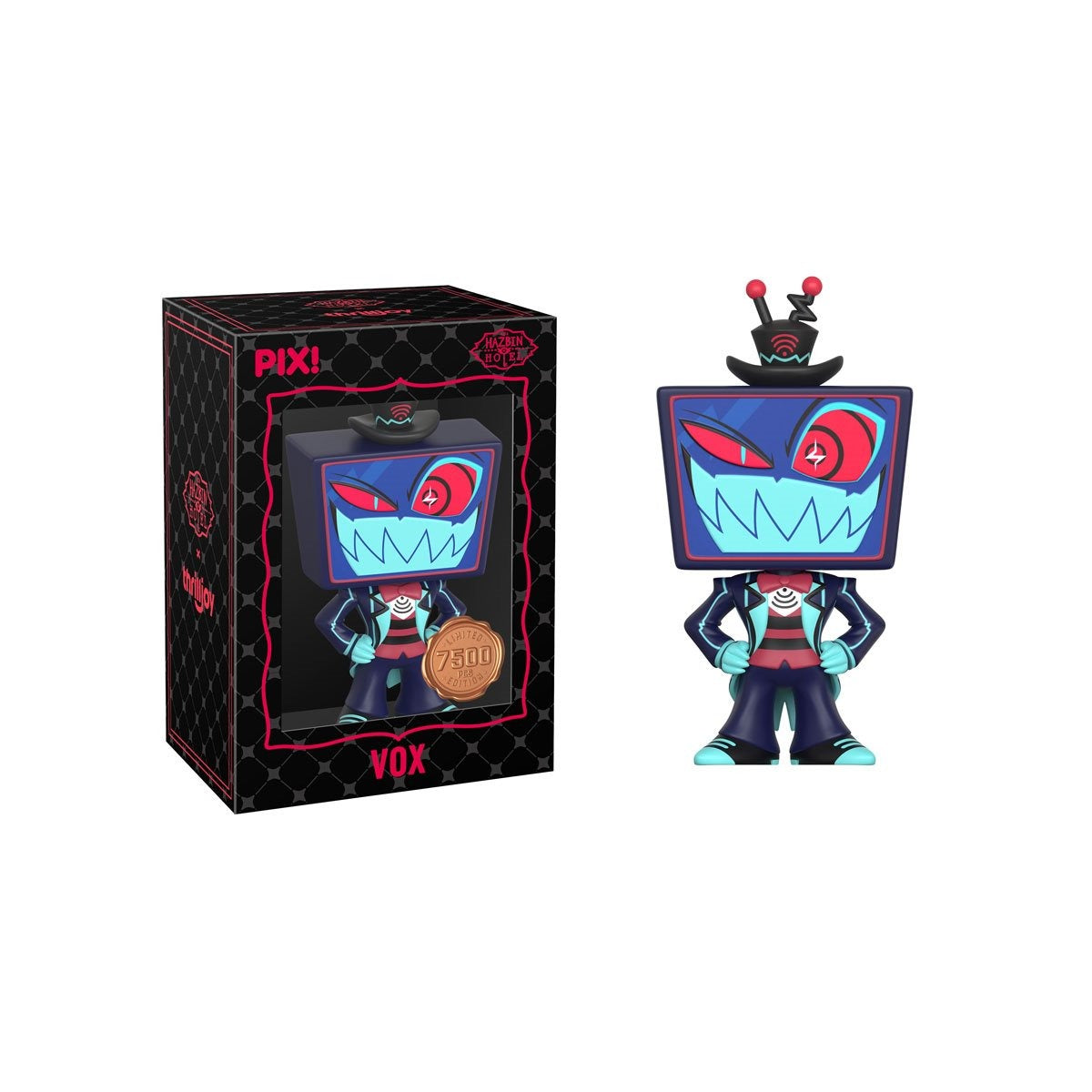 PIX!: Hazbin Hotel: Vox Vinyl Figure Toys & Games Thrilljoy