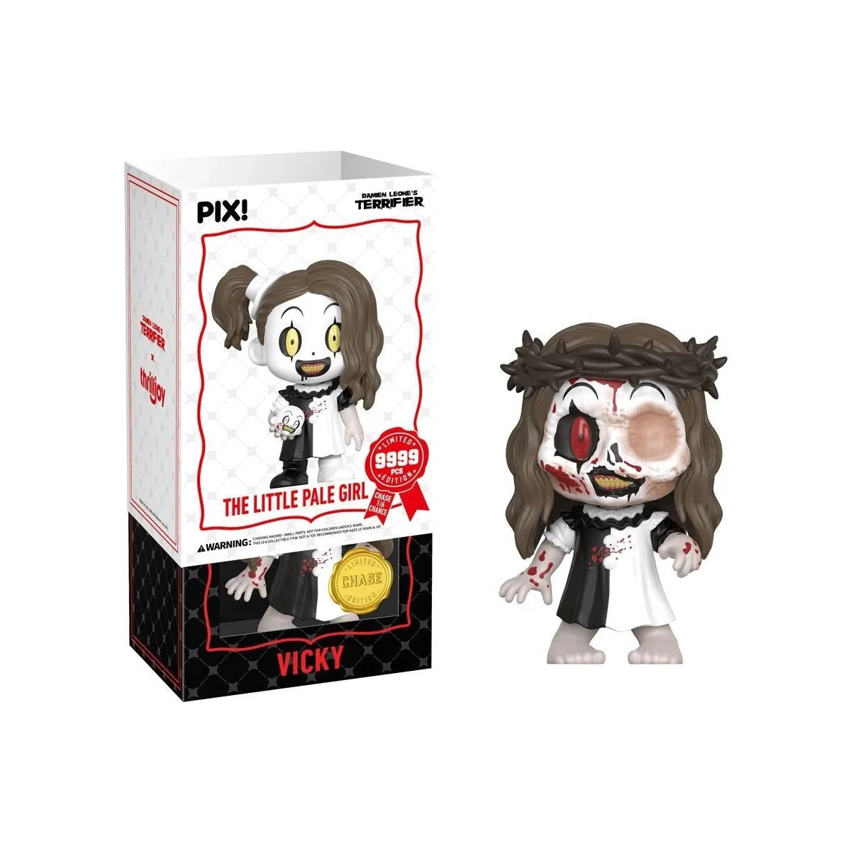 PIX!: Terrifier - The Little Pale Girl Vinyl Figure Toys & Games Thrilljoy