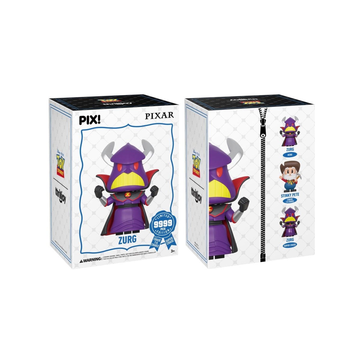 PIX! Toy Story: Zurg Vinyl Figure Toys & Games Thrilljoy