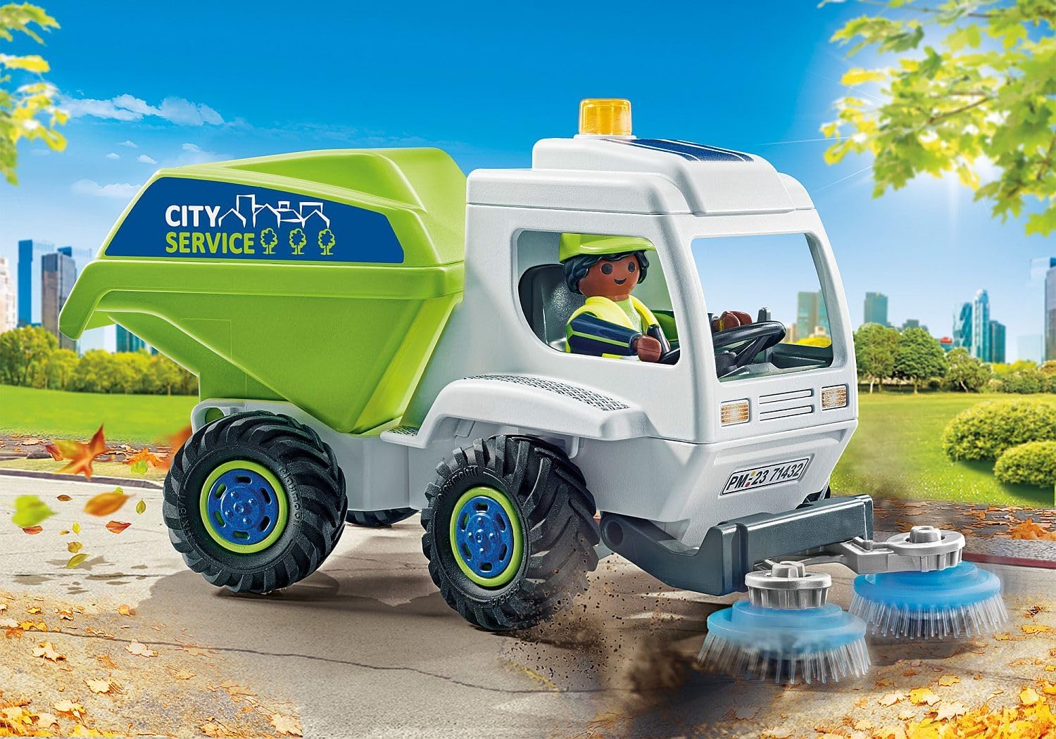 Playmobil City Action Sweeper - 30 Piece Playset [#71432, Ages 4-10] Toys & Games Playmobil