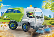 Playmobil City Action Sweeper - 30 Piece Playset [#71432, Ages 4-10] Toys & Games Playmobil
